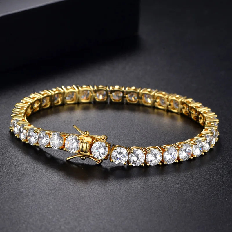 Classics Moissanite Tennis Bracelets Hot 925 Sterling Silver for Women High Quality Wedding Jewelry Accessories Fashion Gift