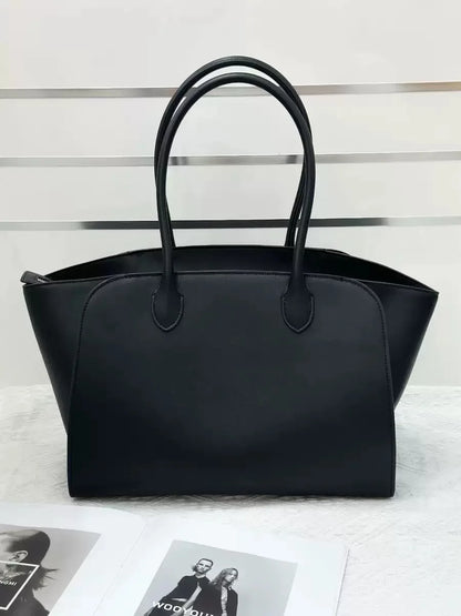 Tote Bag High Quality Genuine Leather Large Capacity Marlo 17/14 Shoulder Bag Handbag Soft Cowhide Casual Suede Women's Bag