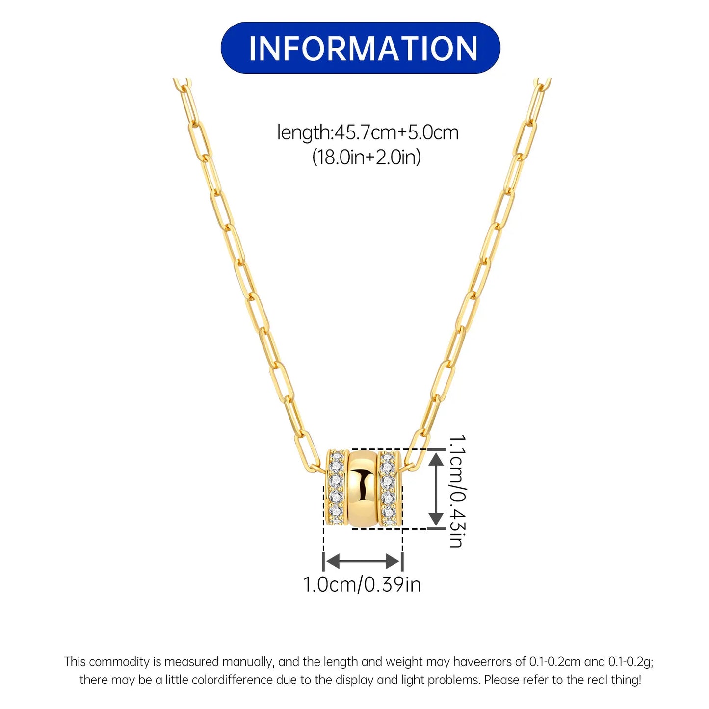PANPOKI 925 Sterling Silver 18K Gold Heart-shaped Lock Key Necklace Pendant Necklace for Women Birthday Gifts Wedding Jewelry