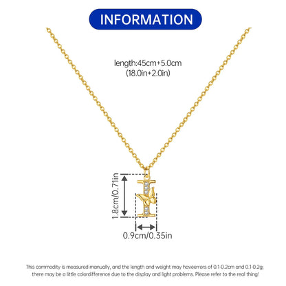 PANPOKI 925 Sterling Silver 18K Gold Heart-shaped Lock Key Necklace Pendant Necklace for Women Birthday Gifts Wedding Jewelry