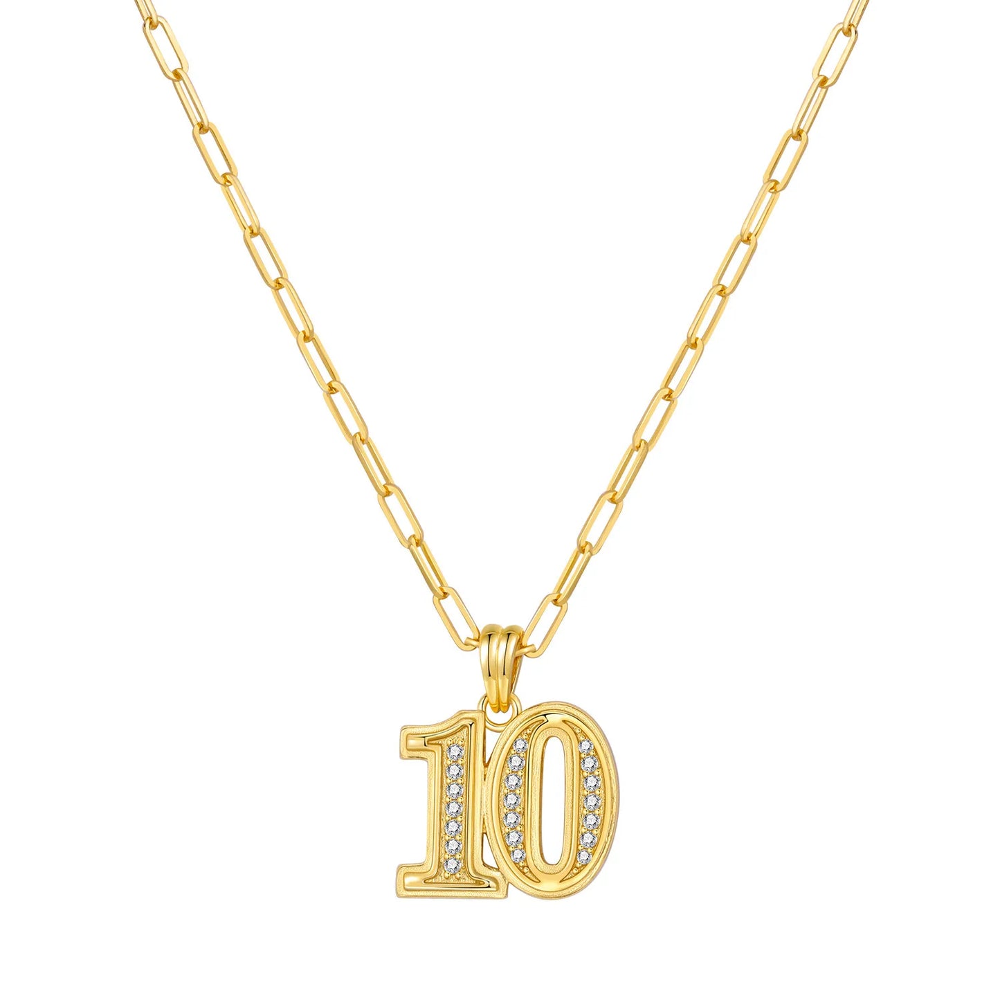 PANPOKI 925 Sterling Silver 18K Gold Heart-shaped Lock Key Necklace Pendant Necklace for Women Birthday Gifts Wedding Jewelry