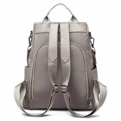 Oxford Cloth Anti Theft Backpack Back Hidden Zipper soft Design Women Backpack Suitable for Daily Work Travel