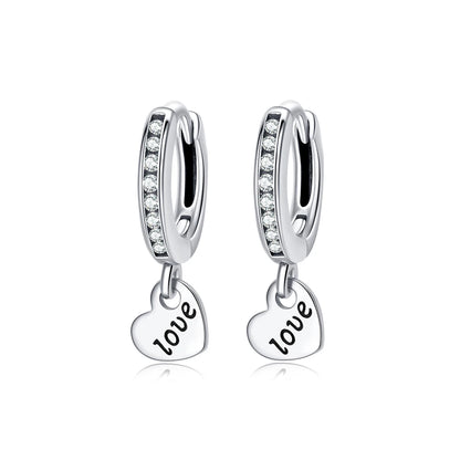 Original 925 Sterling Silver Earrings 2026 Stud Hoop Crystal Earings For Women Rose Gold Crown Heart Infinity Bee Earing Jewelry
