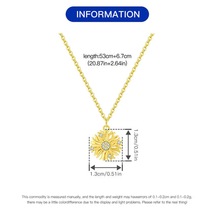 PANPOKI 925 Sterling Silver 18K Gold Heart-shaped Lock Key Necklace Pendant Necklace for Women Birthday Gifts Wedding Jewelry