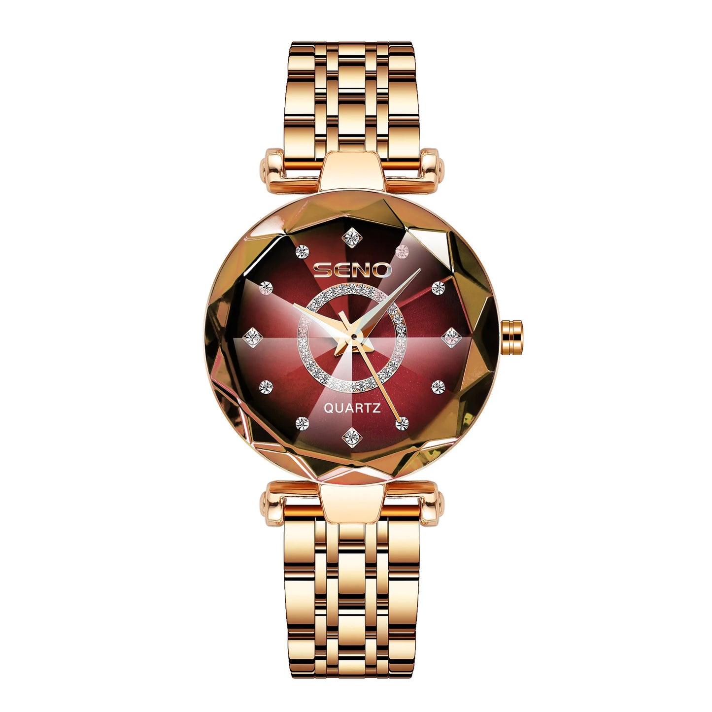 UTHAI CQ244 Waterproof Women watch Ocean Heart Diamond studded Quartz Watch Light Luxury Clock Gift,watches for woman