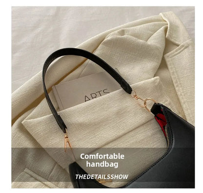 New Fashionable High-end Moon-shaped Baseball Bag Showing Luxury Women's Single Shoulder Bag Elegant lady Handbags bolso mujer