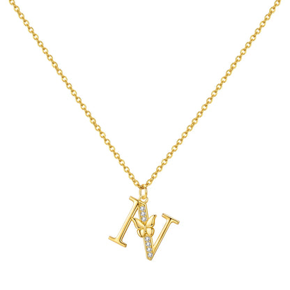 PANPOKI 925 Sterling Silver 18K Gold Heart-shaped Lock Key Necklace Pendant Necklace for Women Birthday Gifts Wedding Jewelry