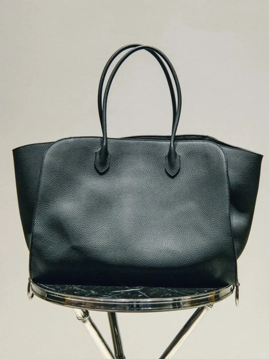 Tote Bag High Quality Genuine Leather Large Capacity Marlo 17/14 Shoulder Bag Handbag Soft Cowhide Casual Suede Women's Bag