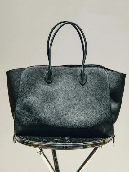 Tote Bag High Quality Genuine Leather Large Capacity Marlo 17/14 Shoulder Bag Handbag Soft Cowhide Casual Suede Women's Bag