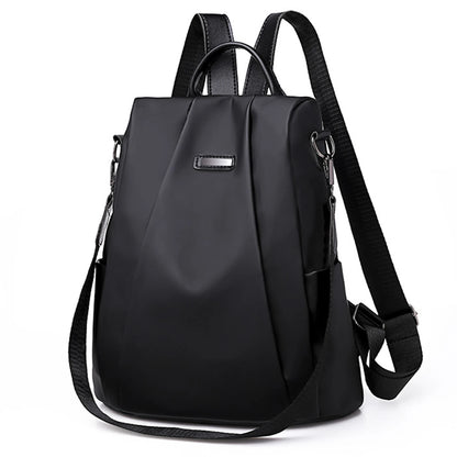 Oxford Cloth Anti Theft Backpack Back Hidden Zipper soft Design Women Backpack Suitable for Daily Work Travel