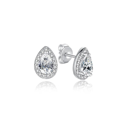 Original 925 Sterling Silver Earrings 2026 Stud Hoop Crystal Earings For Women Rose Gold Crown Heart Infinity Bee Earing Jewelry