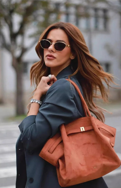 Women's Dumpling Bag Large Capacity Tote Bag Casual Shoulder Handbag 2026 New Fashion Solid Color Top-handle Bag for Work Travel