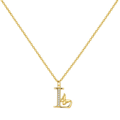 PANPOKI 925 Sterling Silver 18K Gold Heart-shaped Lock Key Necklace Pendant Necklace for Women Birthday Gifts Wedding Jewelry