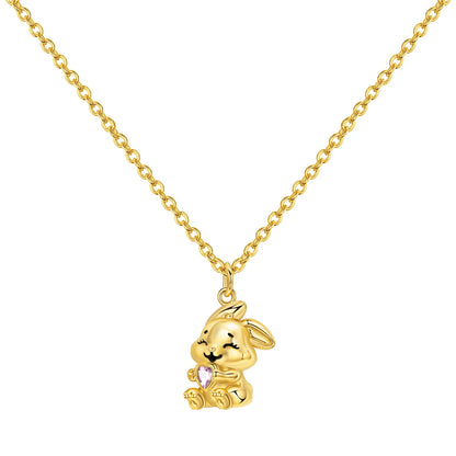 PANPOKI 925 Sterling Silver 18K Gold Heart-shaped Lock Key Necklace Pendant Necklace for Women Birthday Gifts Wedding Jewelry