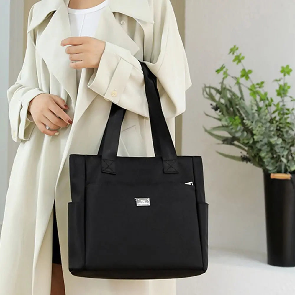 High Quality Shoulder Bag Large Capacity Handbag Lightweight Waterproof Nylon Tote Bags School And Travel Supply