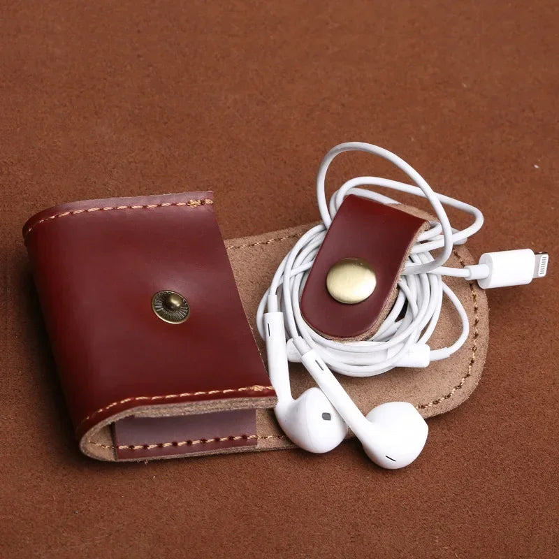 Mini Fashion Coin Purse Vintage Men Women Genuine Leather Wallet Multifunctional Female Small Coin Bag Key Pocket Wallets