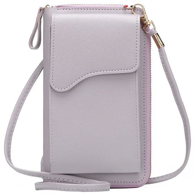 Women's Small Crossbody Shoulder Bags PU Leather Female Cell Phone Pocket Bag Ladies Purse Card Clutches Wallet Messenger Bags