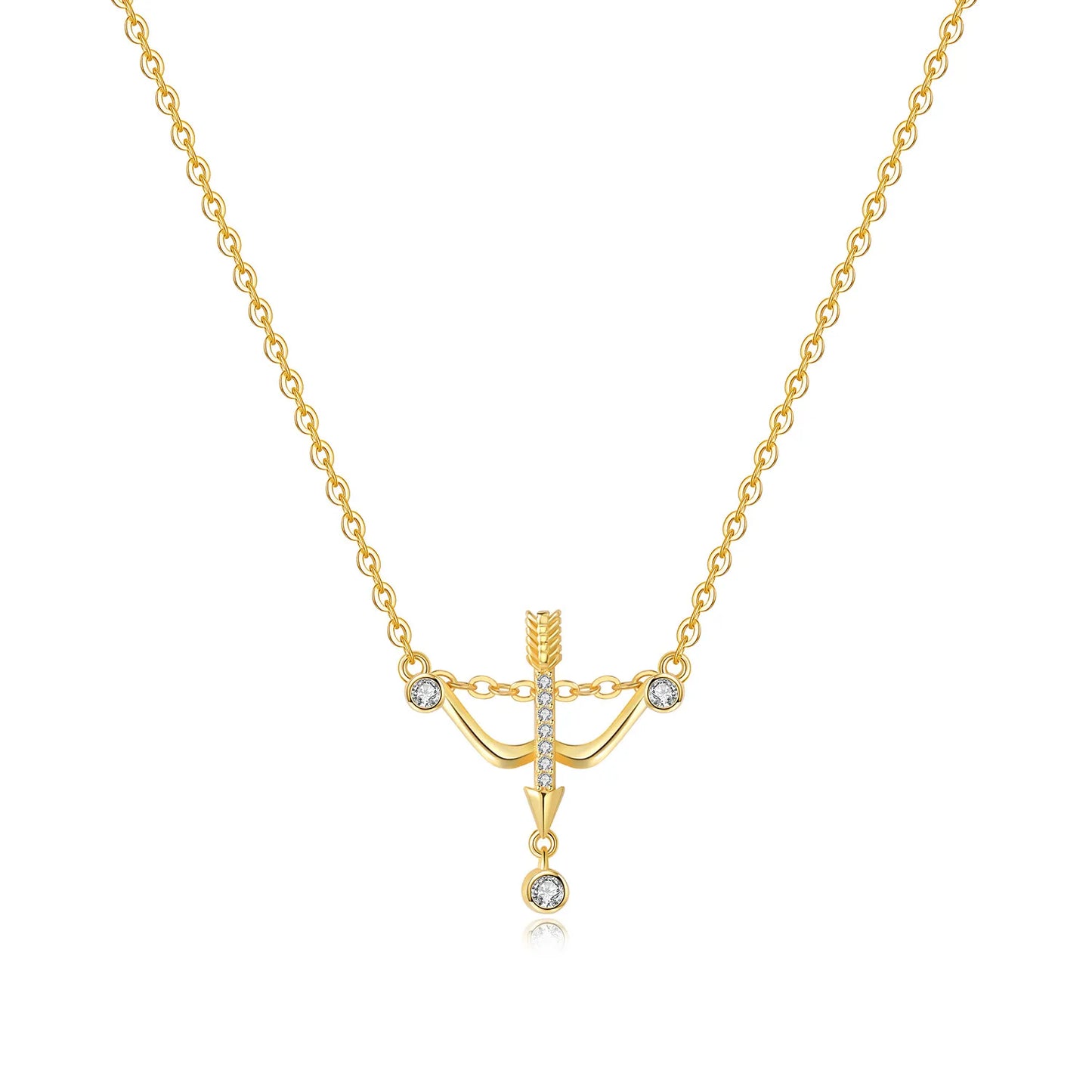 PANPOKI 925 Sterling Silver 18K Gold Heart-shaped Lock Key Necklace Pendant Necklace for Women Birthday Gifts Wedding Jewelry