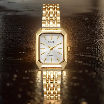 UTHAI Brand New Women Watch Light Luxury Brand Stainless Steel Ladies Business Watches Female Student Fashion Quartz Wristwatch