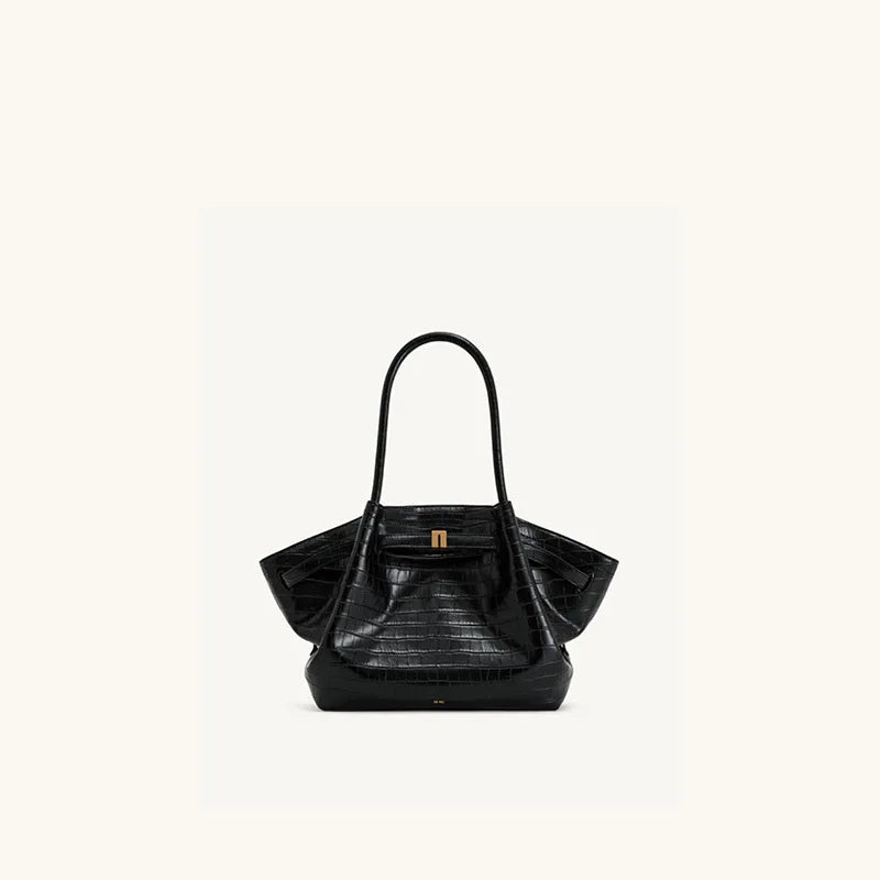Women's Dumpling Bag Large Capacity Tote Bag Casual Shoulder Handbag 2026 New Fashion Solid Color Top-handle Bag for Work Travel