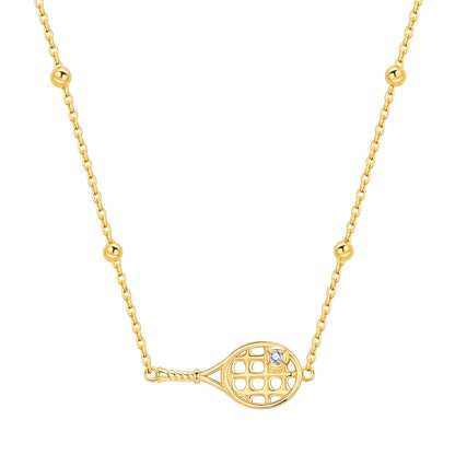 PANPOKI 925 Sterling Silver 18K Gold Heart-shaped Lock Key Necklace Pendant Necklace for Women Birthday Gifts Wedding Jewelry