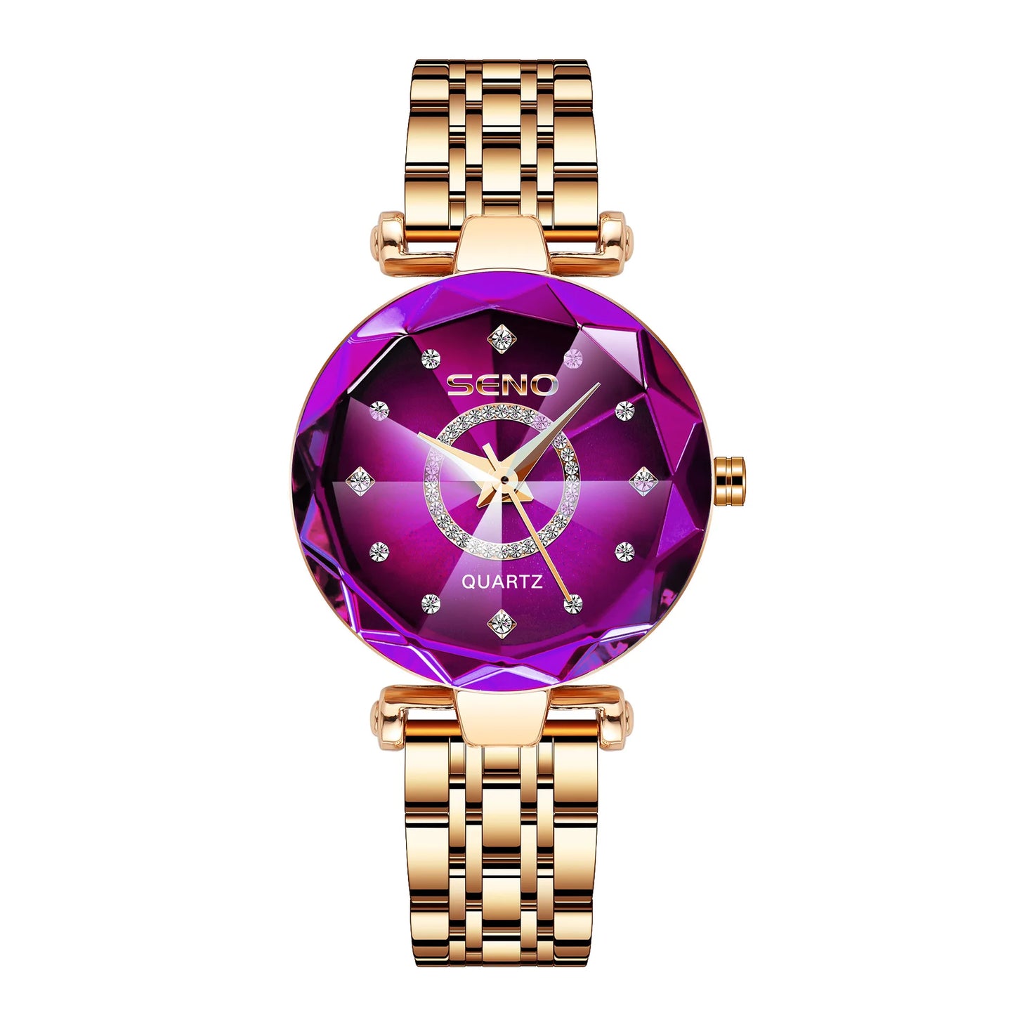UTHAI CQ244 Waterproof Women watch Ocean Heart Diamond studded Quartz Watch Light Luxury Clock Gift,watches for woman
