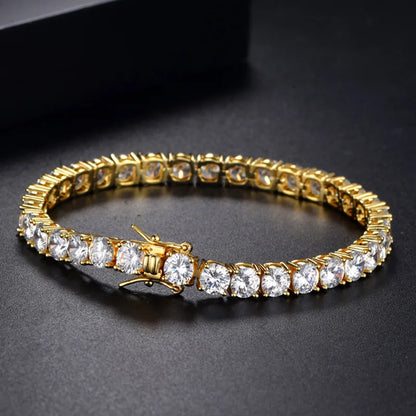 Classics Moissanite Tennis Bracelets Hot 925 Sterling Silver for Women High Quality Wedding Jewelry Accessories Fashion Gift