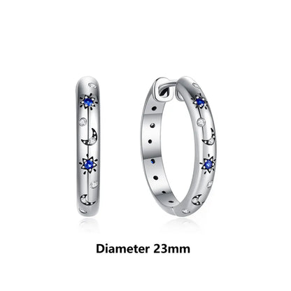 Original 925 Sterling Silver Earrings 2026 Stud Hoop Crystal Earings For Women Rose Gold Crown Heart Infinity Bee Earing Jewelry