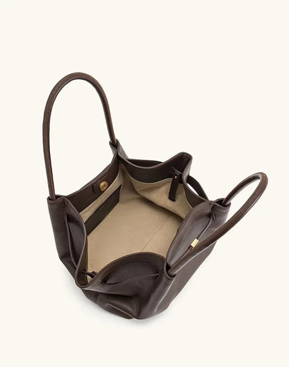 Women's Dumpling Bag Large Capacity Tote Bag Casual Shoulder Handbag 2026 New Fashion Solid Color Top-handle Bag for Work Travel