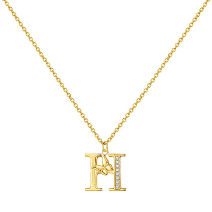PANPOKI 925 Sterling Silver 18K Gold Heart-shaped Lock Key Necklace Pendant Necklace for Women Birthday Gifts Wedding Jewelry