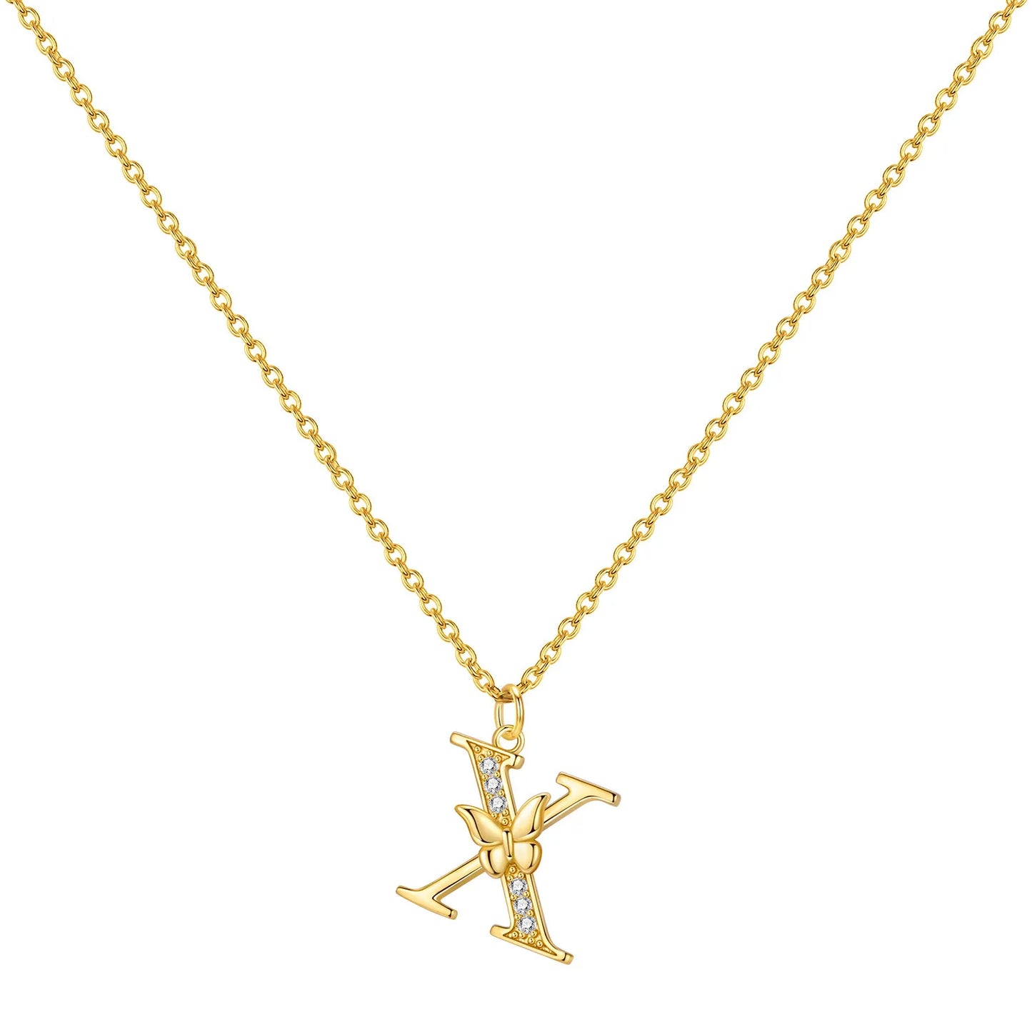 PANPOKI 925 Sterling Silver 18K Gold Heart-shaped Lock Key Necklace Pendant Necklace for Women Birthday Gifts Wedding Jewelry