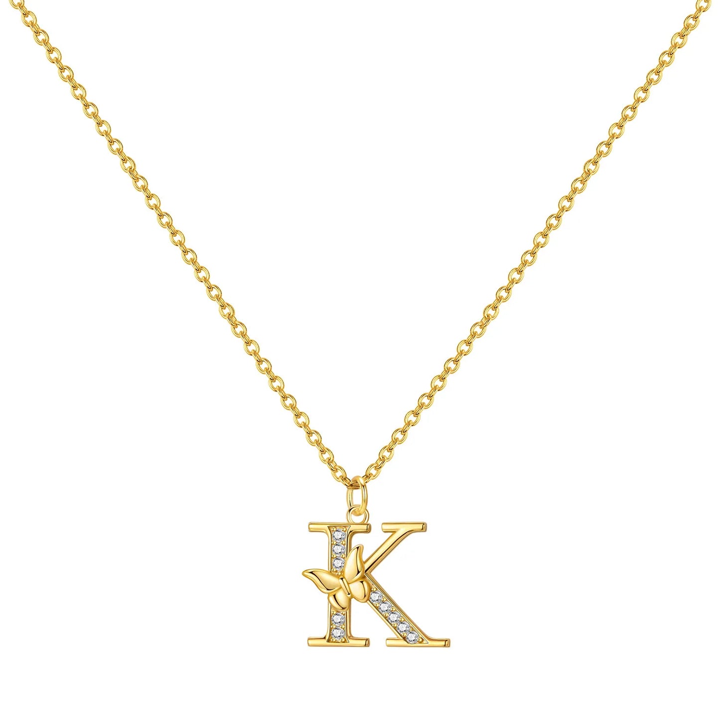 PANPOKI 925 Sterling Silver 18K Gold Heart-shaped Lock Key Necklace Pendant Necklace for Women Birthday Gifts Wedding Jewelry