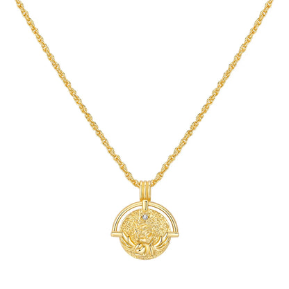 PANPOKI 925 Sterling Silver 18K Gold Heart-shaped Lock Key Necklace Pendant Necklace for Women Birthday Gifts Wedding Jewelry