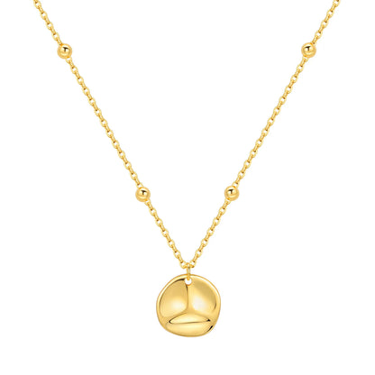 PANPOKI 925 Sterling Silver 18K Gold Heart-shaped Lock Key Necklace Pendant Necklace for Women Birthday Gifts Wedding Jewelry