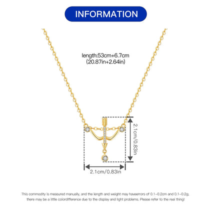 PANPOKI 925 Sterling Silver 18K Gold Heart-shaped Lock Key Necklace Pendant Necklace for Women Birthday Gifts Wedding Jewelry