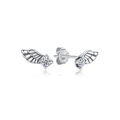 Original 925 Sterling Silver Earrings 2026 Stud Hoop Crystal Earings For Women Rose Gold Crown Heart Infinity Bee Earing Jewelry