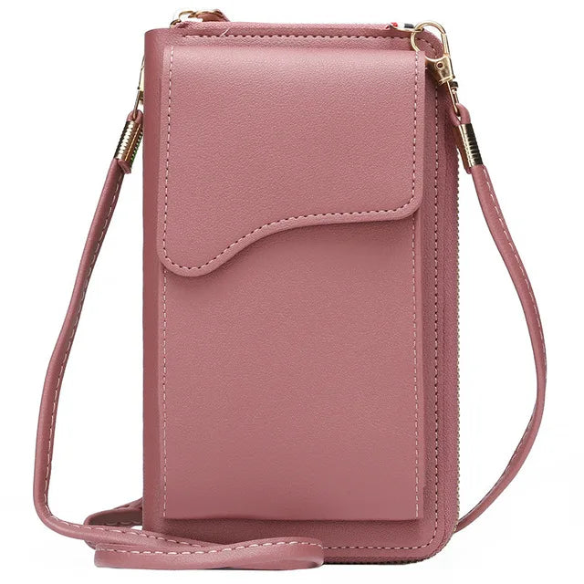 Women's Small Crossbody Shoulder Bags PU Leather Female Cell Phone Pocket Bag Ladies Purse Card Clutches Wallet Messenger Bags