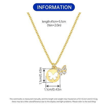 PANPOKI 925 Sterling Silver 18K Gold Heart-shaped Lock Key Necklace Pendant Necklace for Women Birthday Gifts Wedding Jewelry
