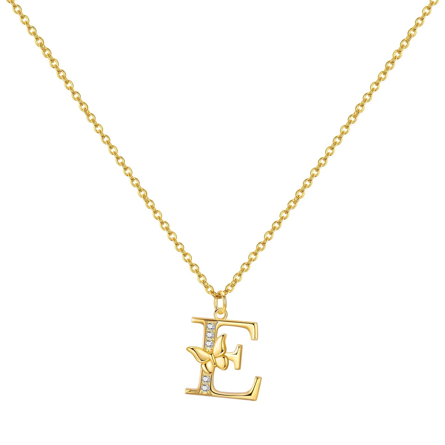 PANPOKI 925 Sterling Silver 18K Gold Heart-shaped Lock Key Necklace Pendant Necklace for Women Birthday Gifts Wedding Jewelry
