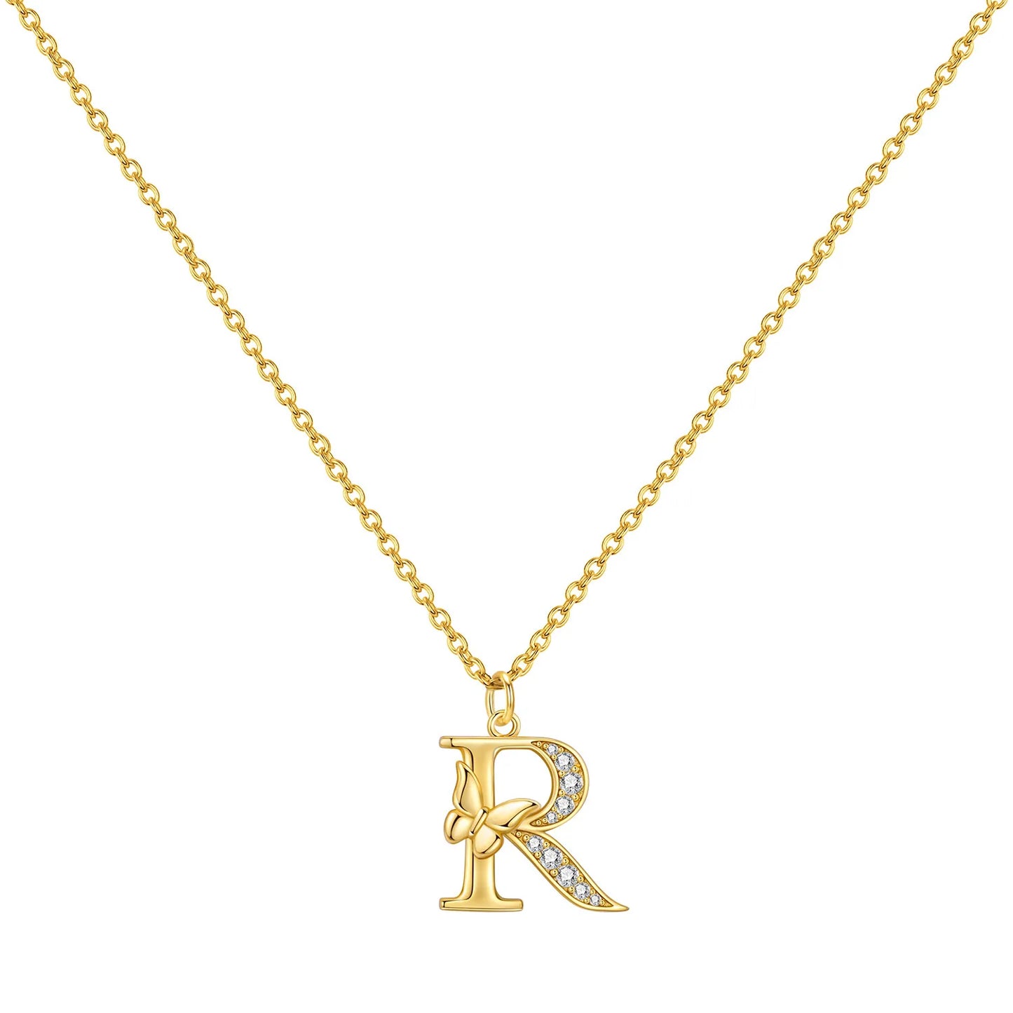 PANPOKI 925 Sterling Silver 18K Gold Heart-shaped Lock Key Necklace Pendant Necklace for Women Birthday Gifts Wedding Jewelry