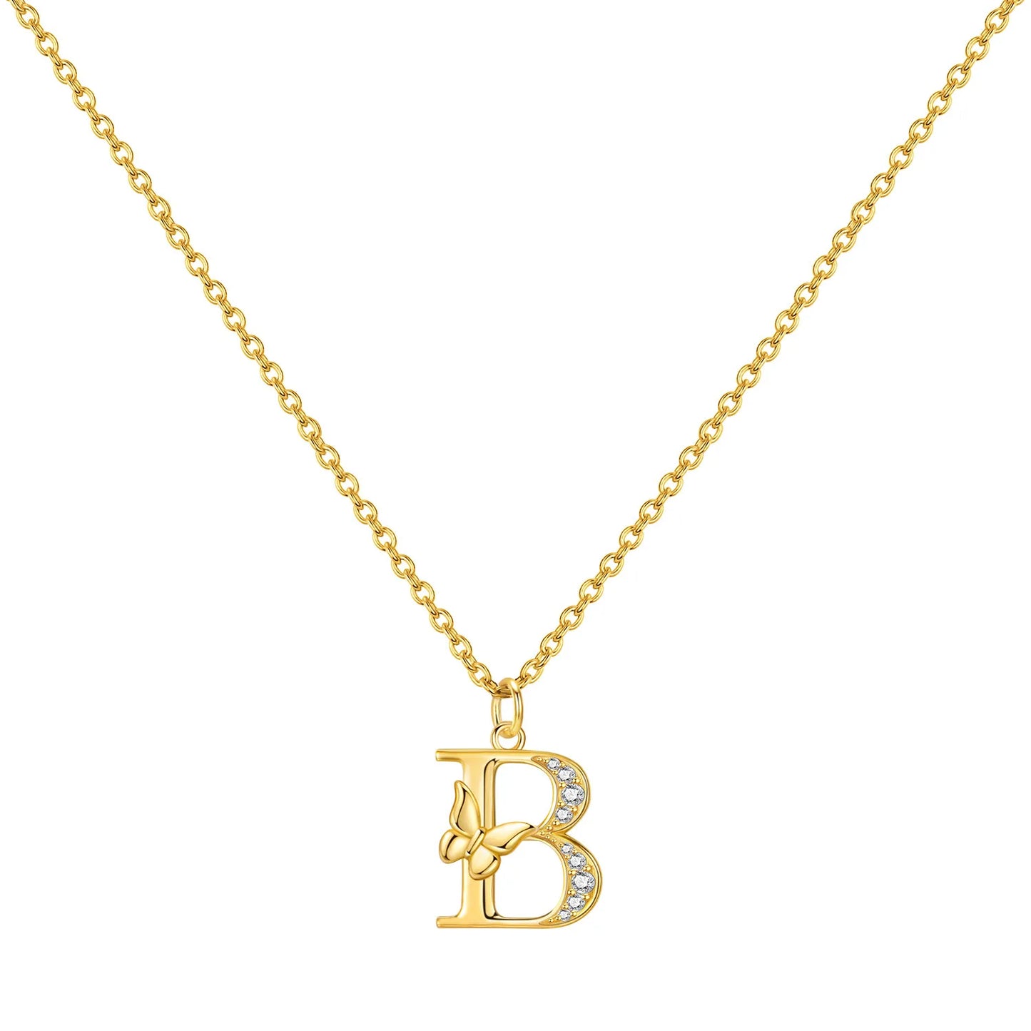PANPOKI 925 Sterling Silver 18K Gold Heart-shaped Lock Key Necklace Pendant Necklace for Women Birthday Gifts Wedding Jewelry
