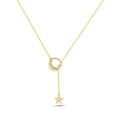 PANPOKI 925 Sterling Silver 18K Gold Heart-shaped Lock Key Necklace Pendant Necklace for Women Birthday Gifts Wedding Jewelry