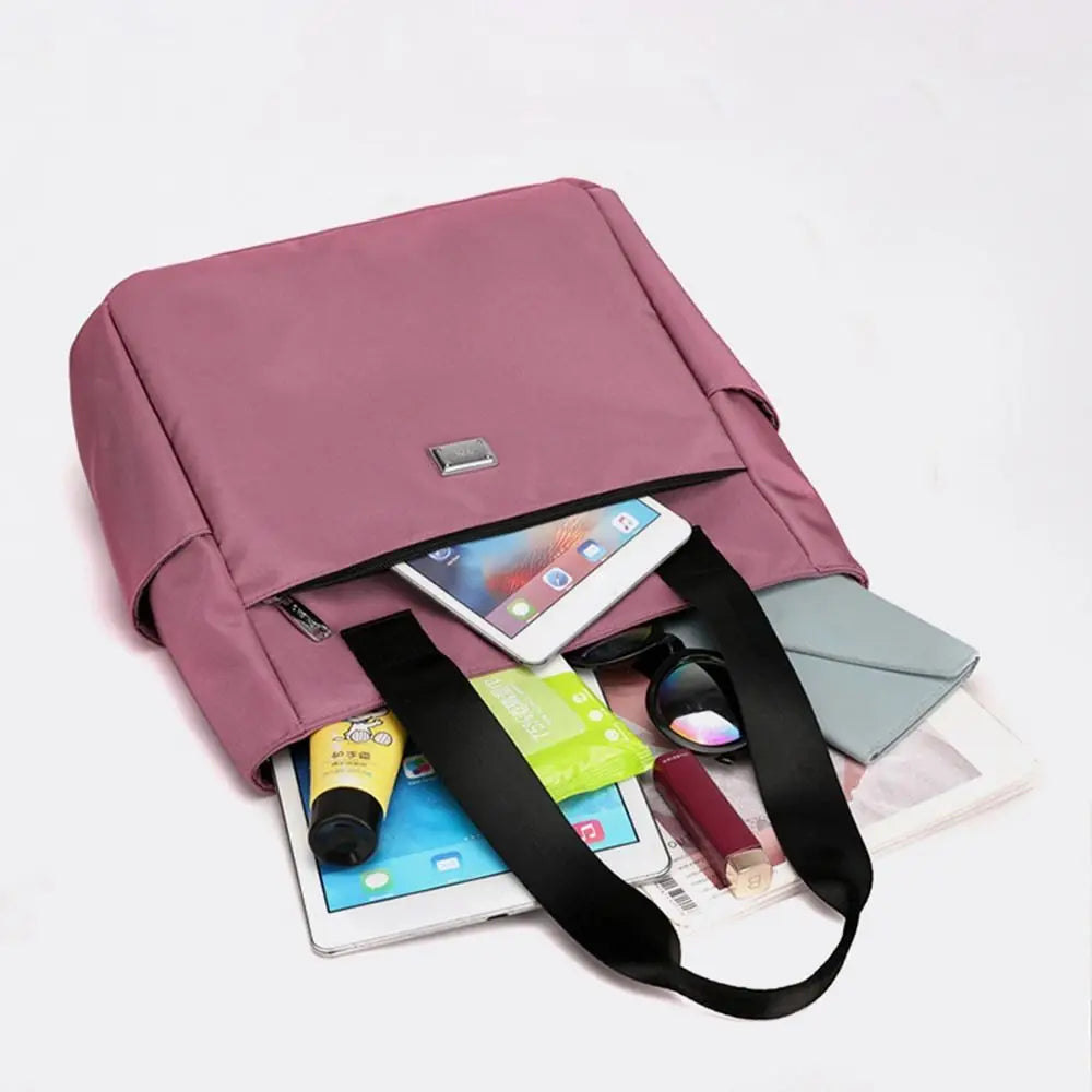 High Quality Shoulder Bag Large Capacity Handbag Lightweight Waterproof Nylon Tote Bags School And Travel Supply