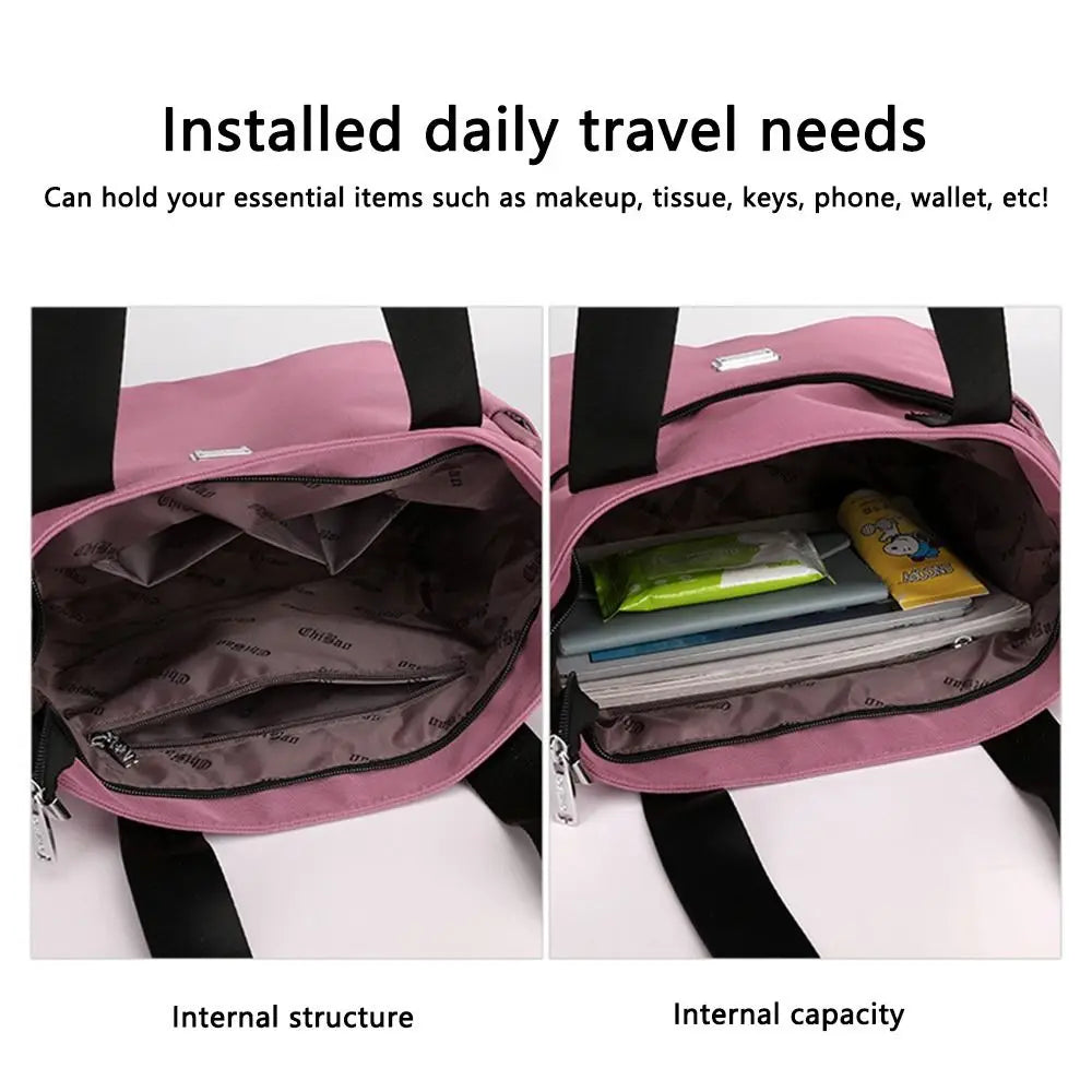 High Quality Shoulder Bag Large Capacity Handbag Lightweight Waterproof Nylon Tote Bags School And Travel Supply