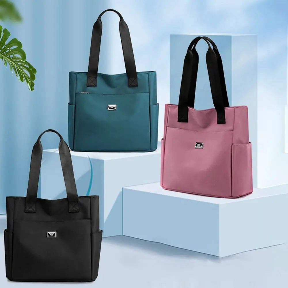 High Quality Shoulder Bag Large Capacity Handbag Lightweight Waterproof Nylon Tote Bags School And Travel Supply