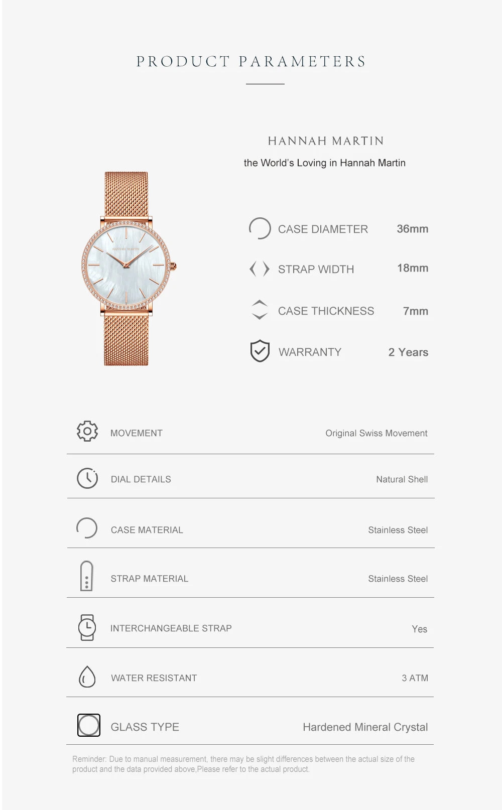 Luxury Women Watch Japanese Quartz Movement Shell Dial Rhinestone Stainless Steel Fashion Gift Box Waterproof Ladies Wristwatch