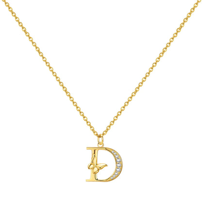 PANPOKI 925 Sterling Silver 18K Gold Heart-shaped Lock Key Necklace Pendant Necklace for Women Birthday Gifts Wedding Jewelry