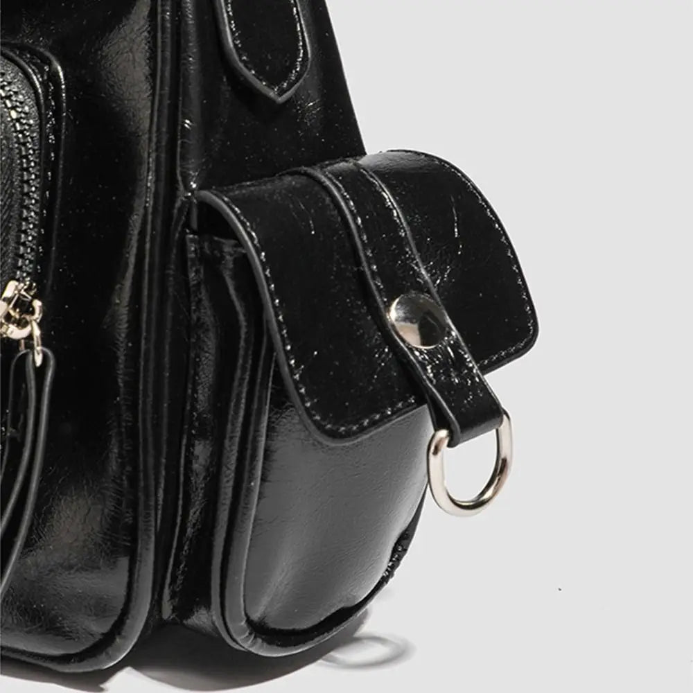 Portable Y2K Retro Shoulder Bag Multi-pocket Spicy Girl Armpit Bag Fashion Handbag Vintage Underarm Bag Streetwear