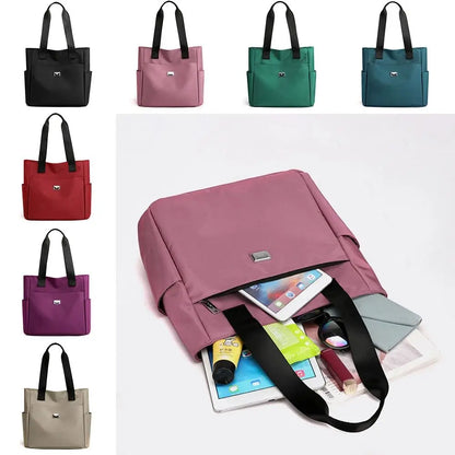 High Quality Shoulder Bag Large Capacity Handbag Lightweight Waterproof Nylon Tote Bags School And Travel Supply
