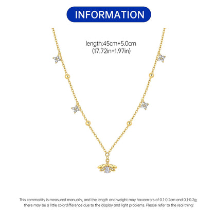PANPOKI 925 Sterling Silver 18K Gold Heart-shaped Lock Key Necklace Pendant Necklace for Women Birthday Gifts Wedding Jewelry
